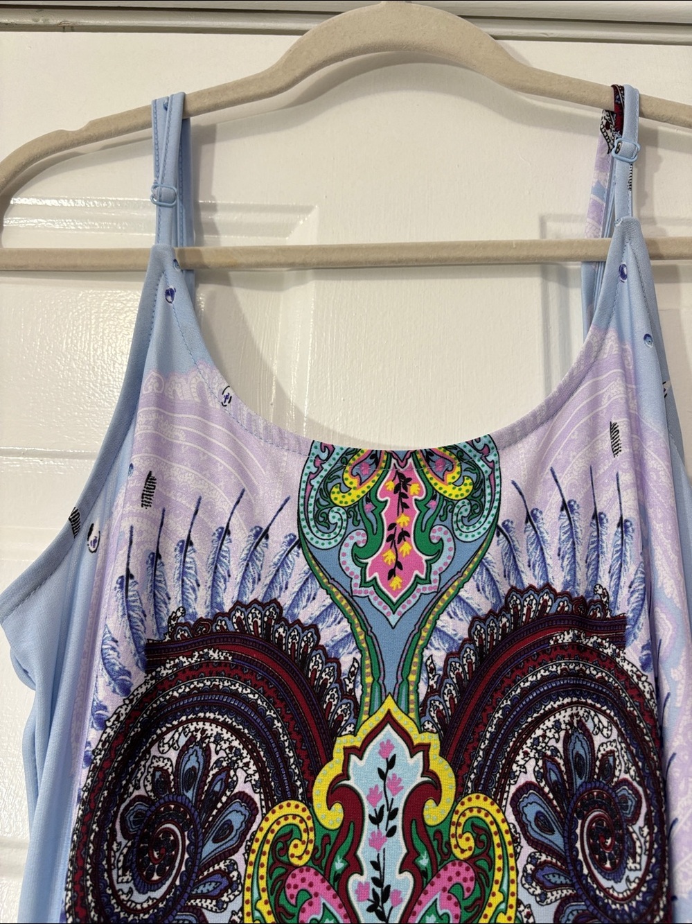 Untagged Boho Style Maxi Dress Size Large - Picture 2 of 3